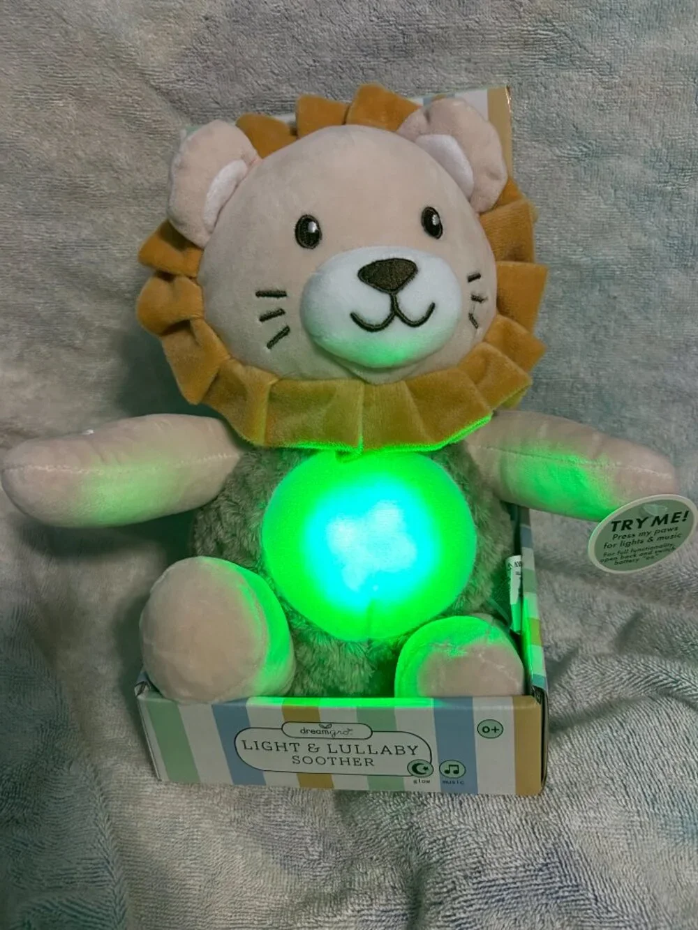 DreamGro Light & Lullaby Soother LuLu Lion NWT